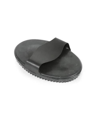 Gumowe zgrzebło EZI-GROOM black SHIRES