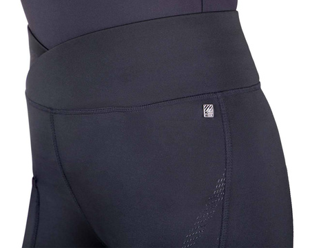 Legginsy damskie zimowe Raquel black QHP