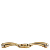 Wędzidło zwykłe 2x łamane Soft Contact 11,5cm BR