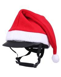Czapeczka na kask MIKOŁAJ red QHP