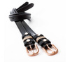 Paski do ostróg ROSE black/rosegold KAVALKADE
