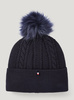 Czapka z pomponem PERRY d.sky TOMMY HILFIGER