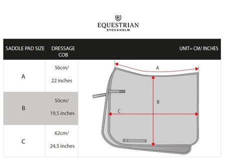 Czaprak ujeżdżeniowy MonacoBlue COB DL E.STOCKHOLM