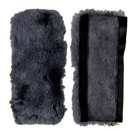 Futerko na nachrapnik z owczej wełny black HKM