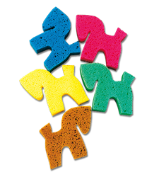 Gąbka w kształcie konia mix kolorów WALDHAUSEN