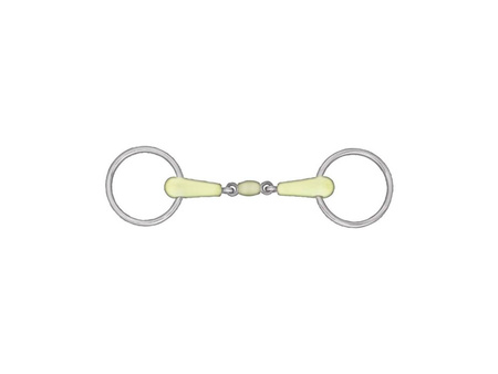 Wędzidło smakowe 2x łamane 18mm 12,5cm HORZE