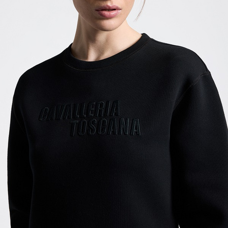 Bluza damska COTTON CREW black CAVALLERIA TOSCANA
