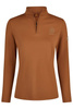 Bluzka damska HALF ZIP almond ESKADRON