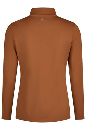 Bluzka damska HALF ZIP almond ESKADRON