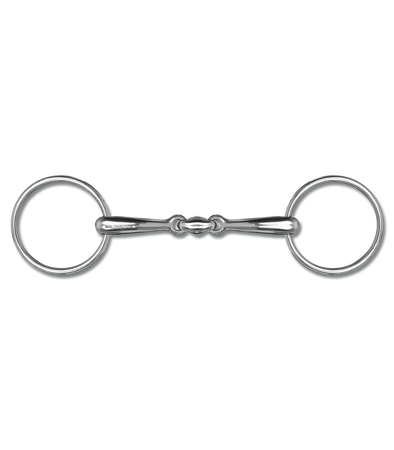 Wędzidło zwykłe 2xłamane16,5cm WALDHAUSEN