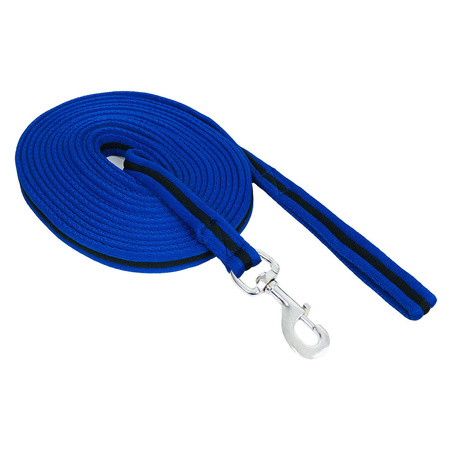 Lonża bawełniana 8,5 m niebiesko/czarna YORK