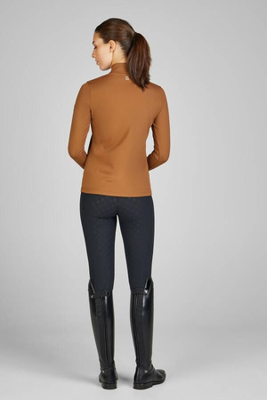 Bluzka damska HALF ZIP almond ESKADRON