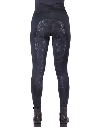Legginsy damskie zimowe Raquel black QHP
