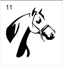 Naklejka na samochód wzór 11 czarna