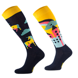 Skarpetki jeździ. Navy Unicorn (15) COMODO 