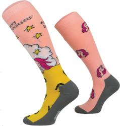 Skarpetki jeździ. Pink Unicorn (06) COMODO 