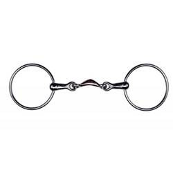 Wędzidło zwykłe 2xłamane 1/4księżyc 14,5cm FEELING