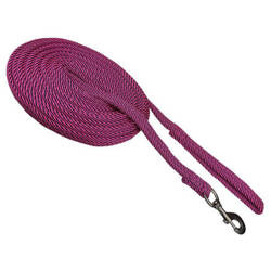 Lonża STRIPE 7,5 m różowa YORK