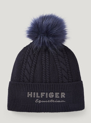 Czapka z pomponem PERRY d.sky TOMMY HILFIGER