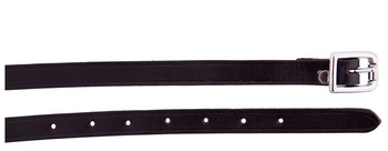 Paski do ostróg skórzane black BR