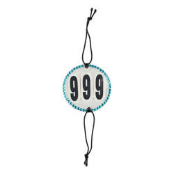 Numerek startowy CRYSTAL blue 3 cyfry HORZE