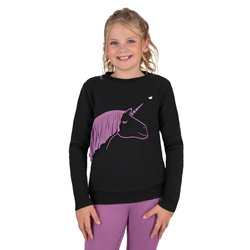 Bluza młodzieżowa black/violet QHP