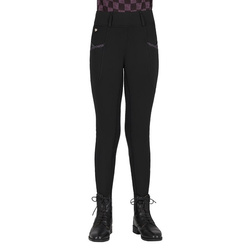 Bryczesy młodzieżowe Lize black QHP