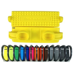 Wkładki do strzemion Profile black 12cm COMPOSITI