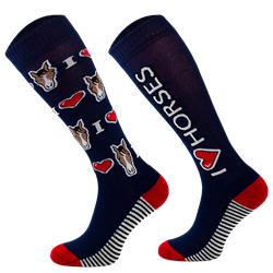 Skarpetki jeździeckie Love Hors (39) COMODO 