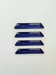 Naklejki na banner strzemiona AIRS navy FREEJUMP