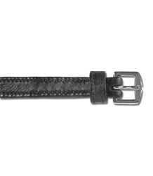 Paski do ostróg skórzane Soft black WALDHAUSEN