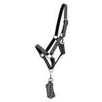 Kantar z uwiązem grey reflective QHP