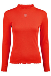 Bluzka damska Turtleneck Rib poppy red ESKADRON