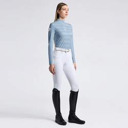 Bluzka damska dł.r. PERFORATED b.fog C.TOSCANA