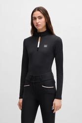 Bluzka treningowa damska MINOU black HUGO BOSS EQUESTRIAN