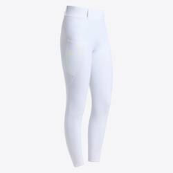 Legginsy damskie Knee Patch white CAVALLERIA TOSCANA