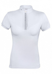 Koszulka konkursowa BRILLIANT white HORSENJOY