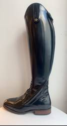 Oficerki S4602 brushed black 38MA-L DENIRO