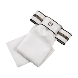 Plastron IMPERO white/black EQUESTRO