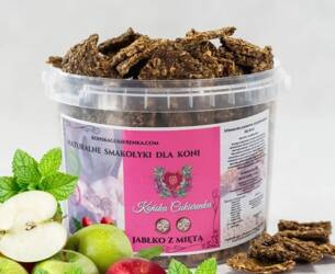 Smaczki jabłko z miętą ST-1L KOŃSKA CUKIERENKA