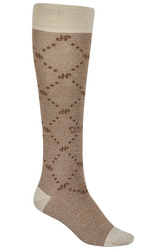 Skarpetki jeździeckie LUREX beige PIKEUR