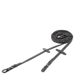 Wodze skórzano gumowe 16mm black Full BR