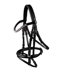 Ogłowie HAPPY HEARTS black WALDHAUSEN